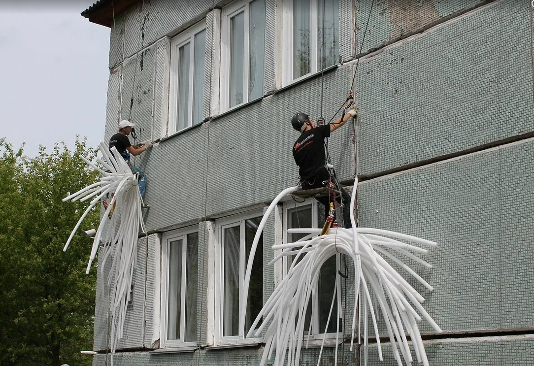 Промышленный альпинизм высотные работы в Красноярске